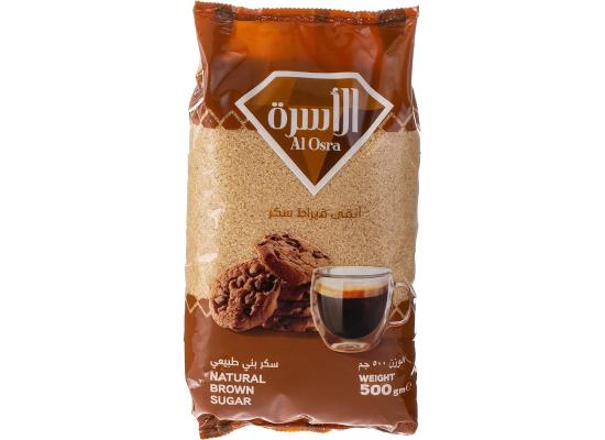 Al Osra Natural Brown Sugar, 500 gm